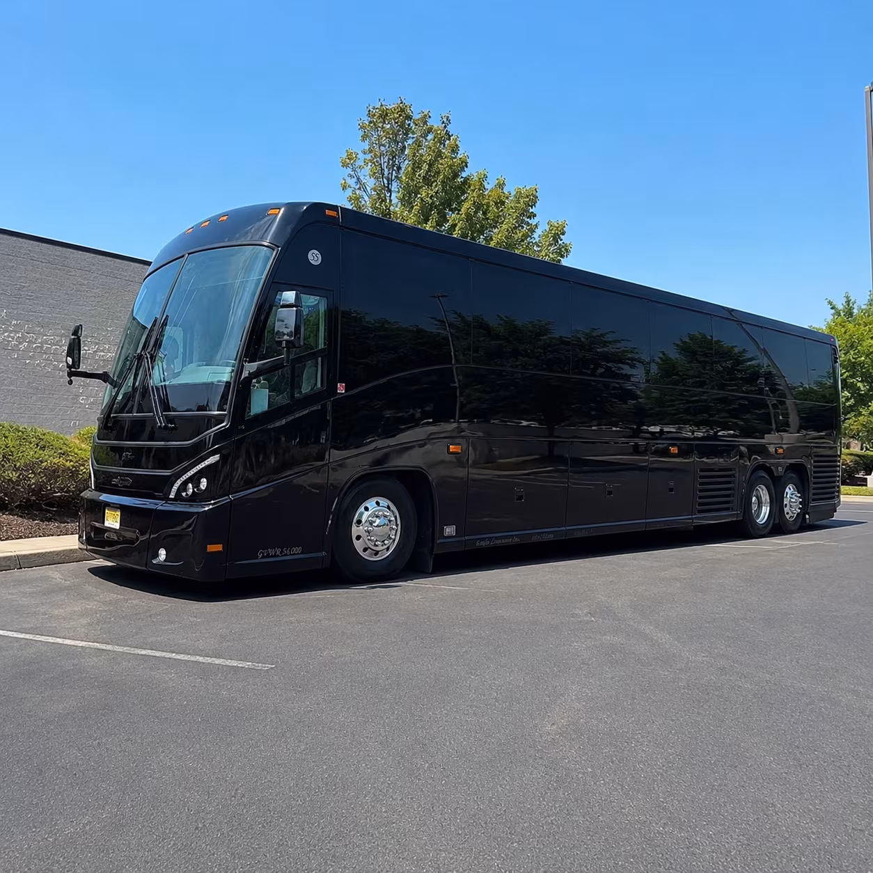 hollywood rent a long distance charter bus in hollywood